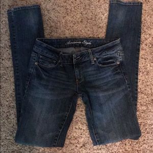 American Eagle outfitters size 4 long skinny jeans